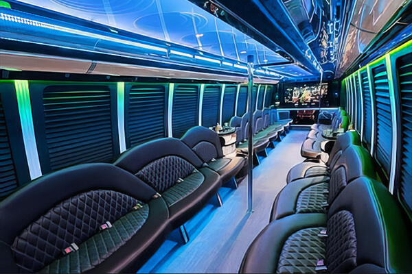 party bus seating